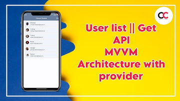 Part - 8 | Flutter  MVVM Architecture with provider | Get API | Tutorial in Hindi/Urdu