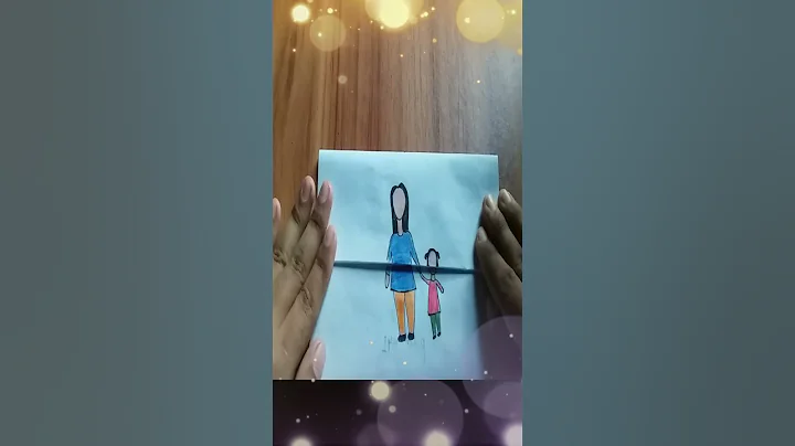 How to draw mother's day #shorts #youtubeshorts #shotsfeed #drawing #mom