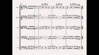 Bohemian Rhapsody - QUEEN (String quintet) - Sheet music