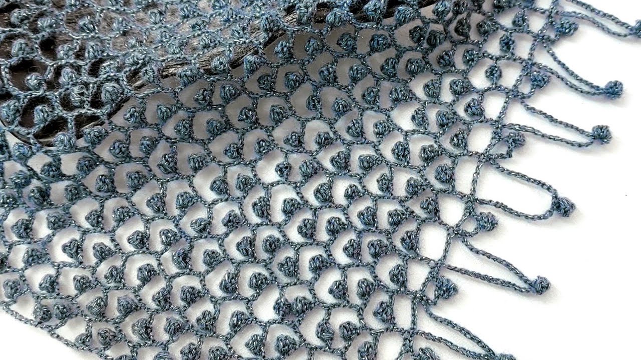 крошечные бутоны этол модель шали изготовление 👌💯 образцы вязания шали