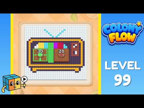 Colony Flow Level 99 Walkthrough Solution