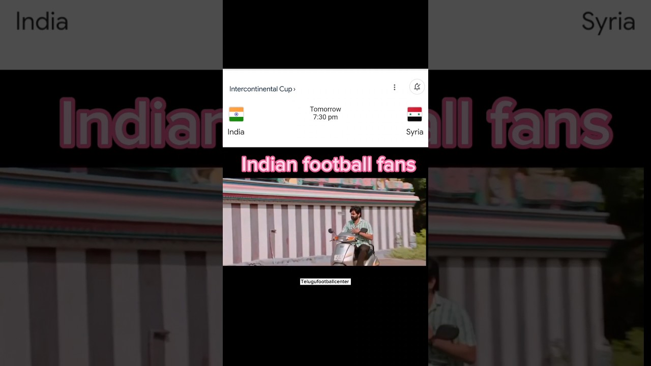 india vs Syria | Intercontinental cup2024|Indianfootball 