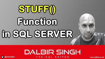 The STUFF Function in SQL Server