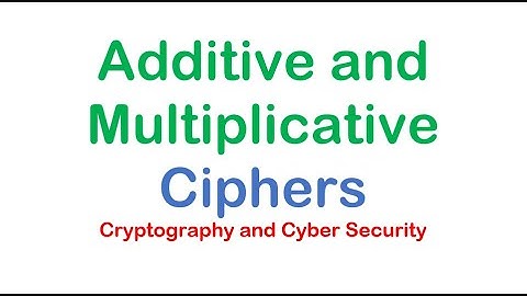 Substitution Ciphers : Additive and Multiplicative Ciphers with Example in Bangla | Caesar Cipher