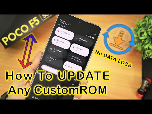 How To Update CustomROM Without Loosing Data On POCO F5! - YouTube