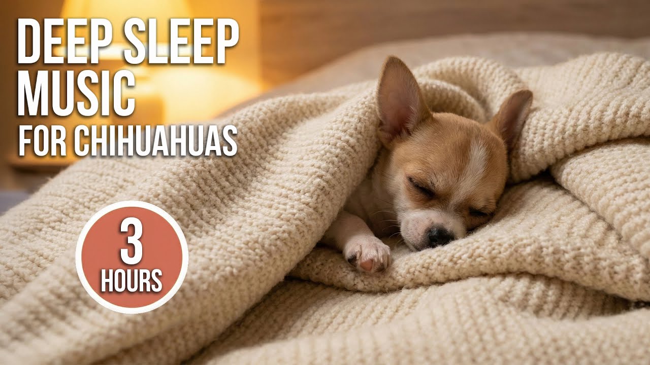 Calming Music for Chihuahuas 🐶 Stop Shivering, Barking & Anxiety (3 Hours)