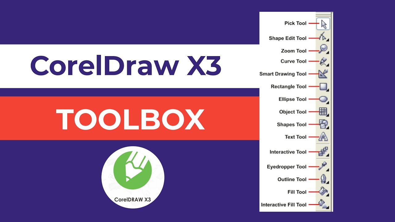 CorelDraw X3 Toolbox Explained | Quick Introduction for Beginners