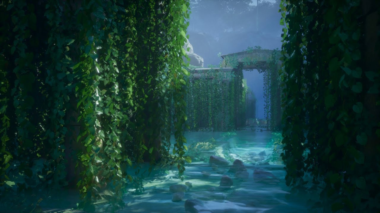 The Forgotten Garden | Dreamlike Jungle Ruins Ambience