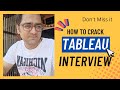 How to Crack Tableau Interview