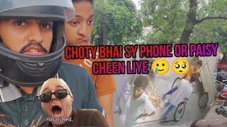 Choty bhai sy phone or paisy cheen liye || Mobile Snatching || SA Life