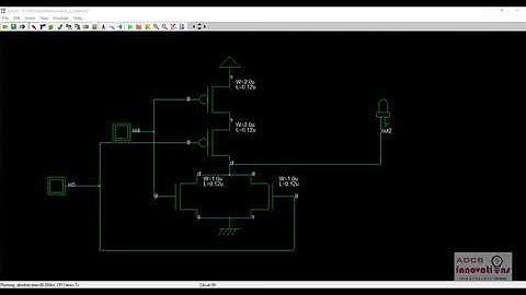 NAND and NOR Gate Schematic and Simulation using DSCH