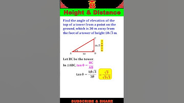 Height and Distance Problem -1