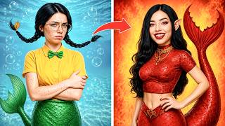 From Mermaid to Dark Vampire Mermaid! Epic Glow Up!