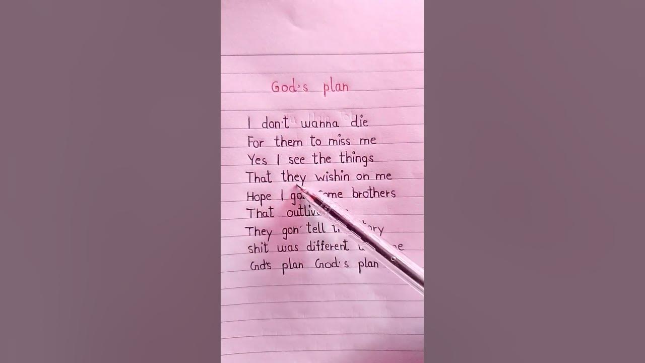 God's Plan ~ Drake (Song Lyrics)#shorts