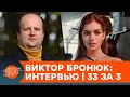 "Политика стала шоу-бизнесом": Виктор Бронюк о ТИКе, властях и запрете песен — эксклюзив | 33 за 3