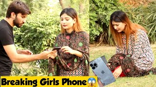 Breaking Girls Iphone (13 Pro Max) Prank | Adil Anwar