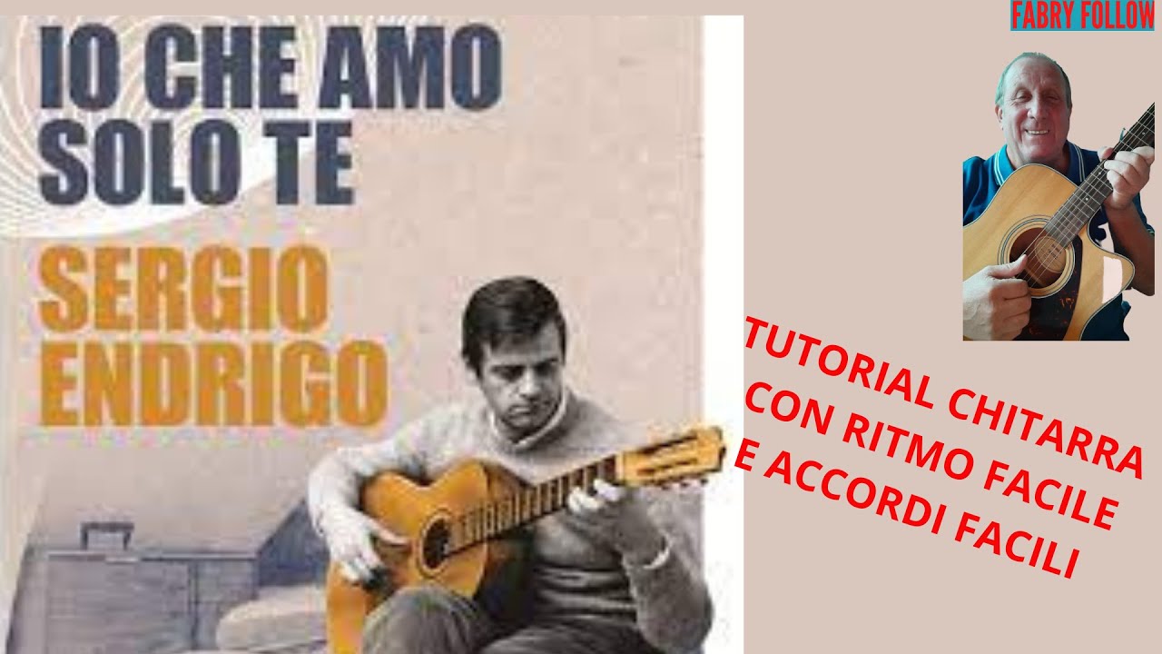 IO CHE AMO SOLO TE SERGIO ENDRIGO - YouTube