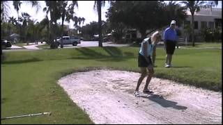 How to use the bounce for a bunker shot
