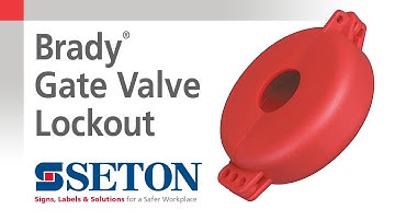 How to Install A Brady® Gate Valve Lockout Device | Seton Video