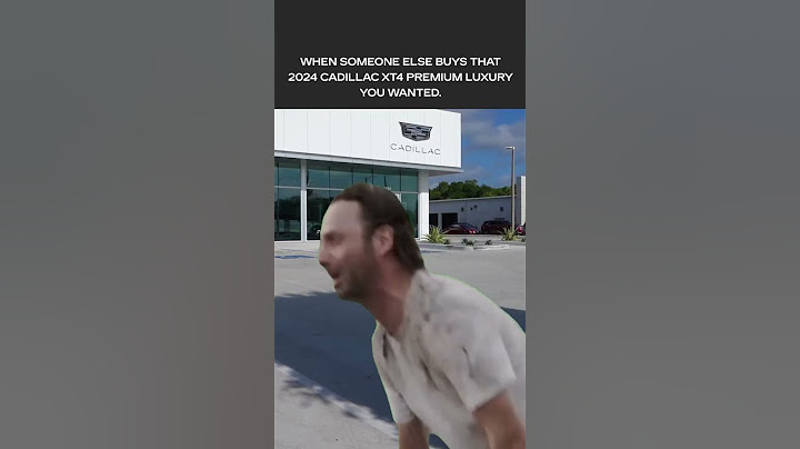 Don't let this happen to you. Stop by for the Cadillac of your dreams!