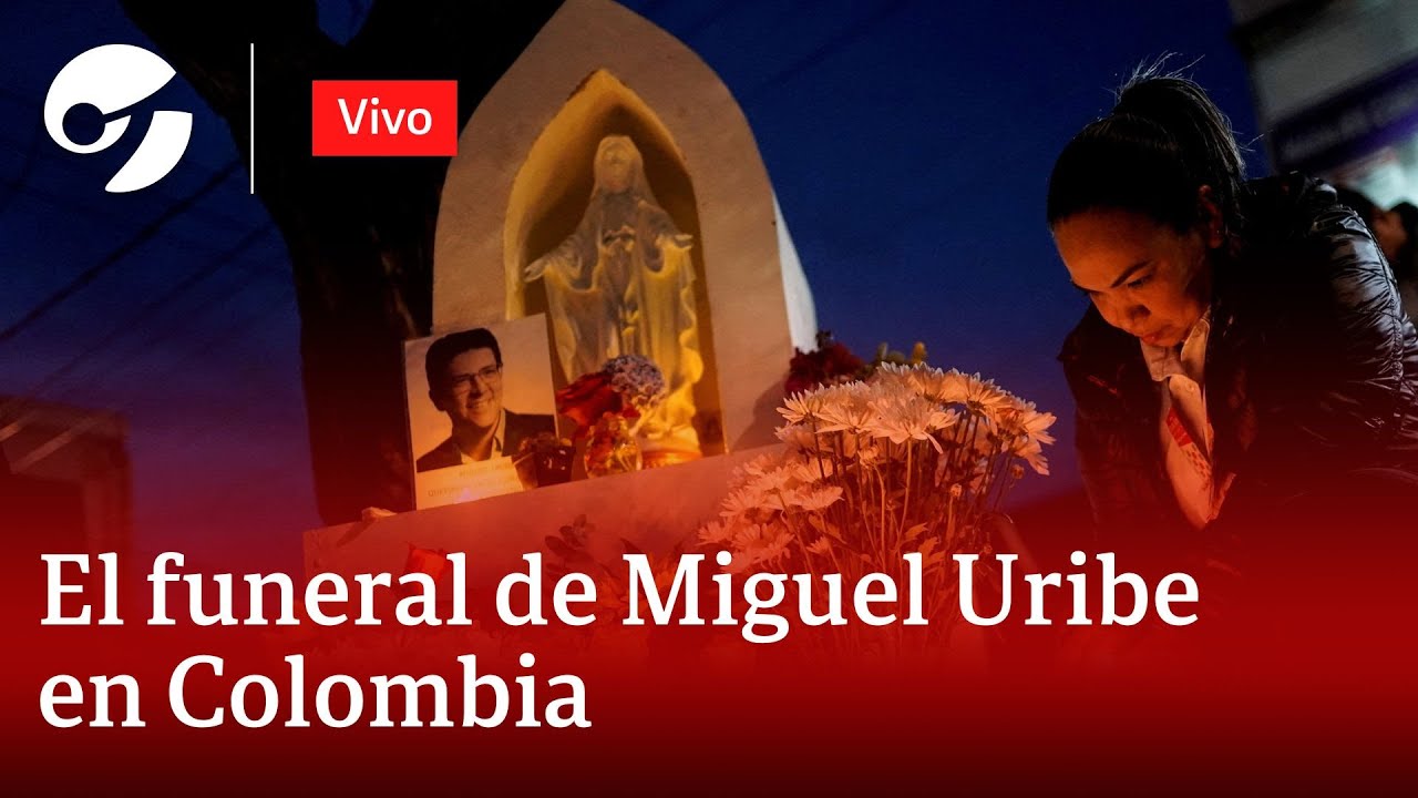 Sepultan a Miguel Uribe Turbay en Bogotá