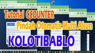 Tutorial CCOUNTER, Cara Pindah Otomatis Profile, Browser Multi Akun Kolotibablo Image Captcha screenshot 5