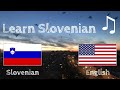 Learn before Sleeping - Slovenian (native speaker)  - with music