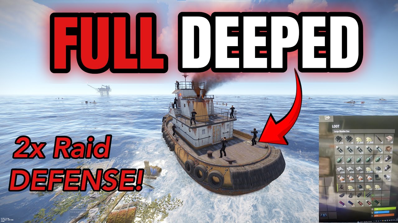 I FULL DEEPED this ZERGS TUG BOAT for HUGE PROFIT! - RUST CONSOLE ...