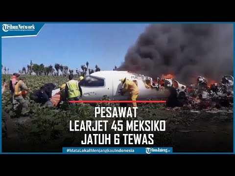 Video: Pesawat Dengan 101 Penumpang Jatuh Di Meksiko