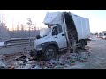 Фургон с колой убился о снегоуборочный КАМАЗ