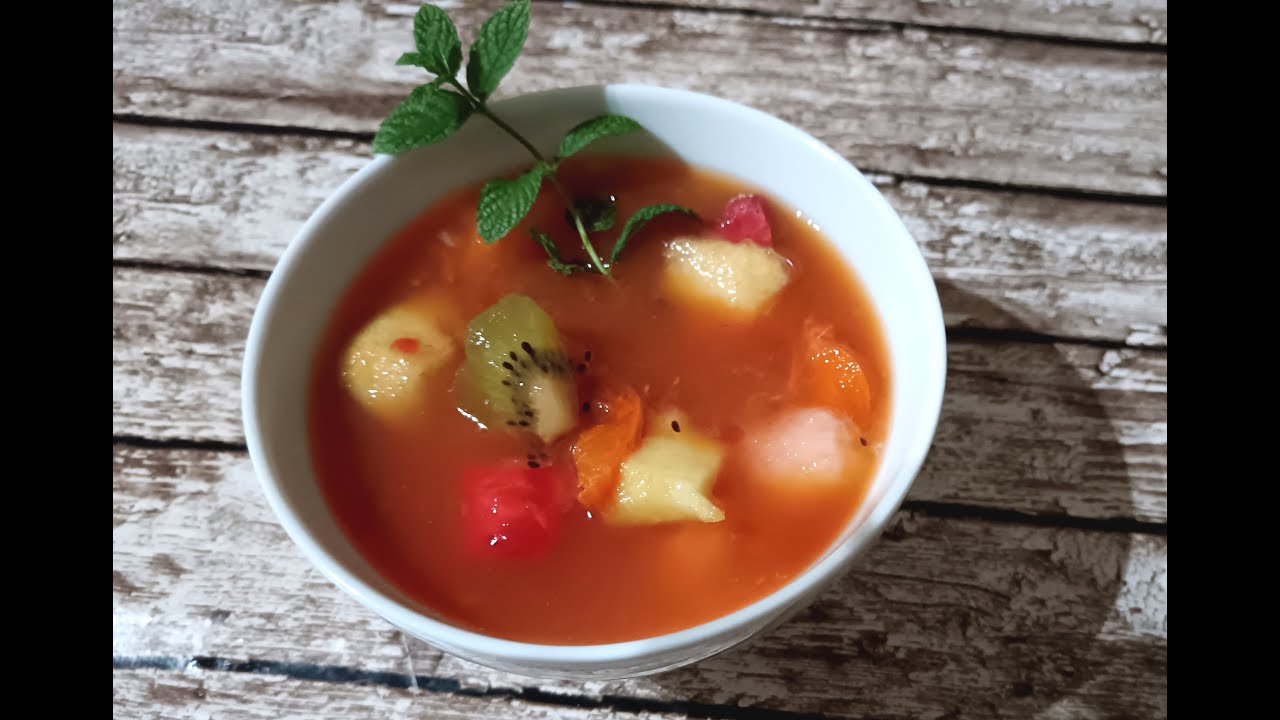 👍MACEDONIA de FRUTAS NATURAL: deliciosa, fresca y saludable. ¡Lista en minutos! 🥭🍉