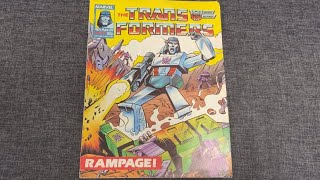 Transformers generation one issue 107 Marvel UK comic complete collection G1 exclusive artwork story