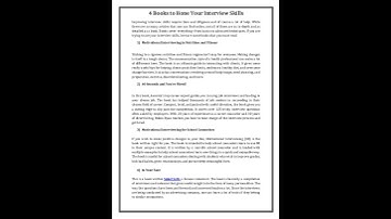 4 Books to Hone Your Interview Skills