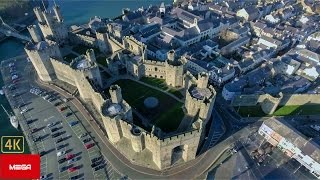 Caernarfon Castle: Breathtaking Aerial View