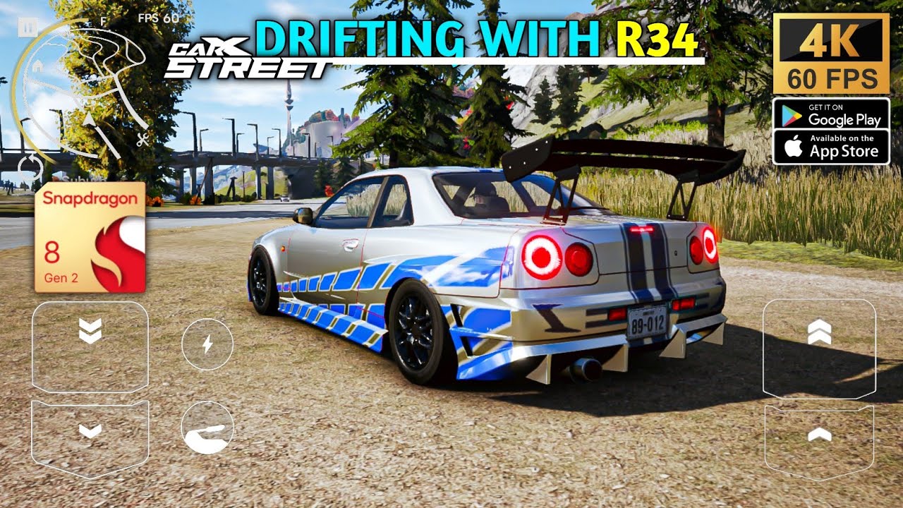 CarX Street mobile 4K Max Graphics | Nissan GTR R34 Mountain Drift ...