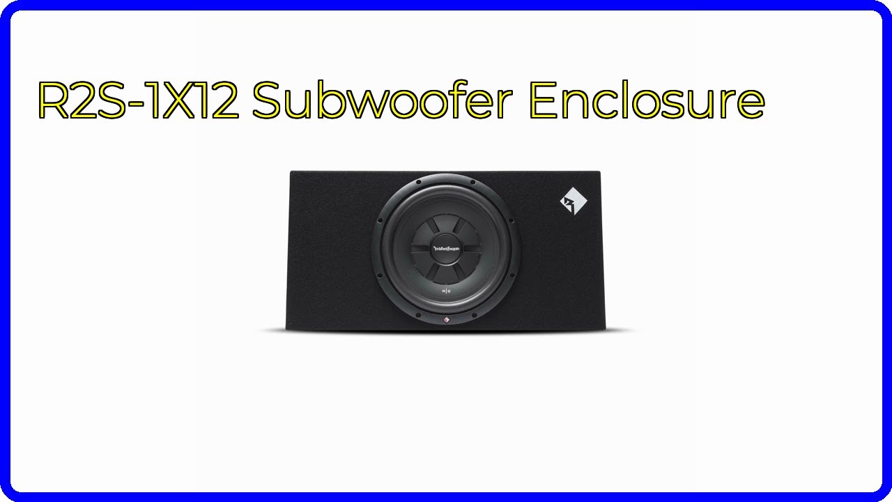 REVIEW (2026): R2S-1X12 Subwoofer Enclosure. ESSENTIAL details