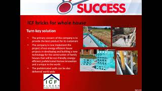 New Concept of ICF building solutions with different ICF elements made from 3D cut from big EPS