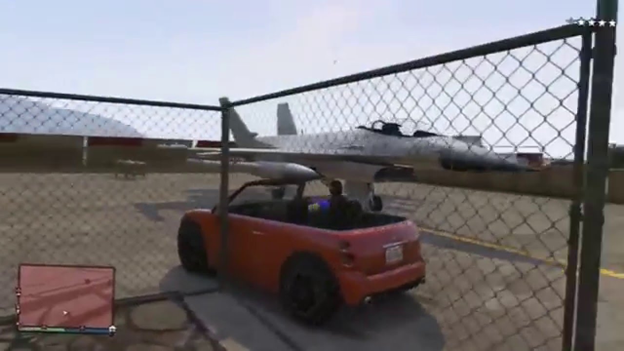 How to steal a jet in GTA V YouTube