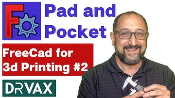 FreeCad for Beginners | Pad and Pocket | Lesson 2