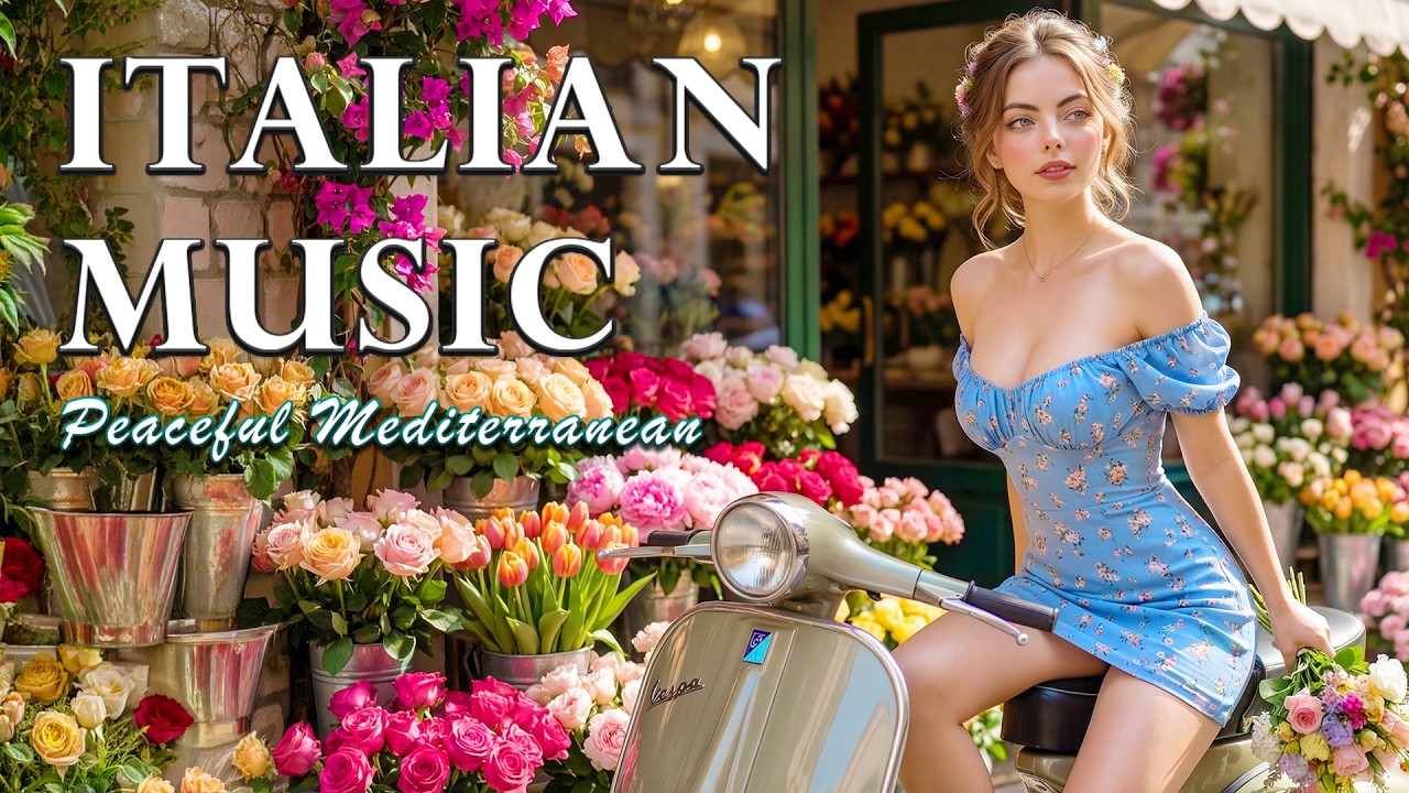 🎶 Итальянские мотивы и средиземноморская музыка 🎶 2+ часа побережье Амальфи и Комо