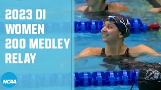 Womens 200 Medley Relay  2023 Ncaa Swimming Chdanionships