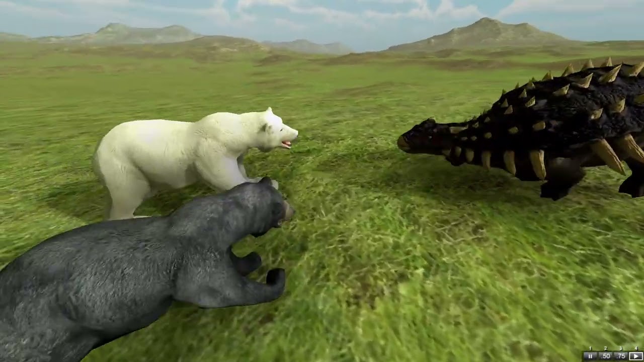 POLAR BEAR AND BLACK BEAR VS EVERY UNIT | BEAST BATTLE SIMULATOR.