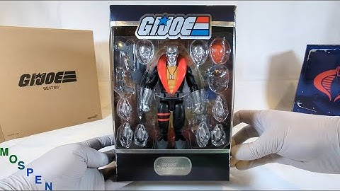 (ASMR) Super7 Ultimates!: G.I. JOE Destro Weapons Supplier (Wave 2) Unboxing!