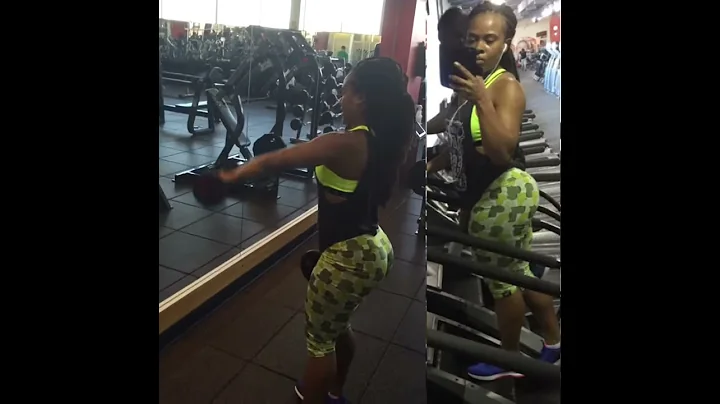 Shoulder workout at the gym