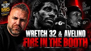 WRETCH 32 & AVELINO JUST WENT OFF! | Fire In The Booth REACTION