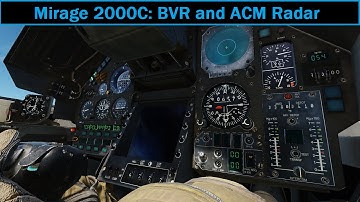 DCS World: Mirage 2000C: BVR and ACM Radar