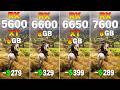 RX 5600 XT vs RX 6600 vs RX 6650 XT vs RX 7600 - 8 Game Test | Worth Upgrading?