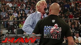 Kurt Angle & Ric Flair 'Wooo Off' Segment RAW Jun 27,2005