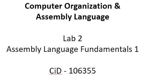 106355 - COAL - LAB 2 - Part 1