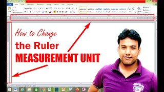 How to Change the Ruler Measurement Unit in MS Word in Assamese Language